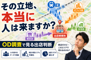OD調査で見る出店判断