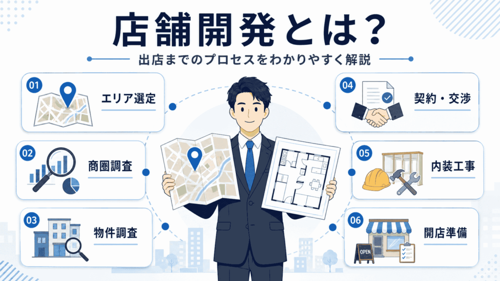 店舗開発の概要と仕事内容