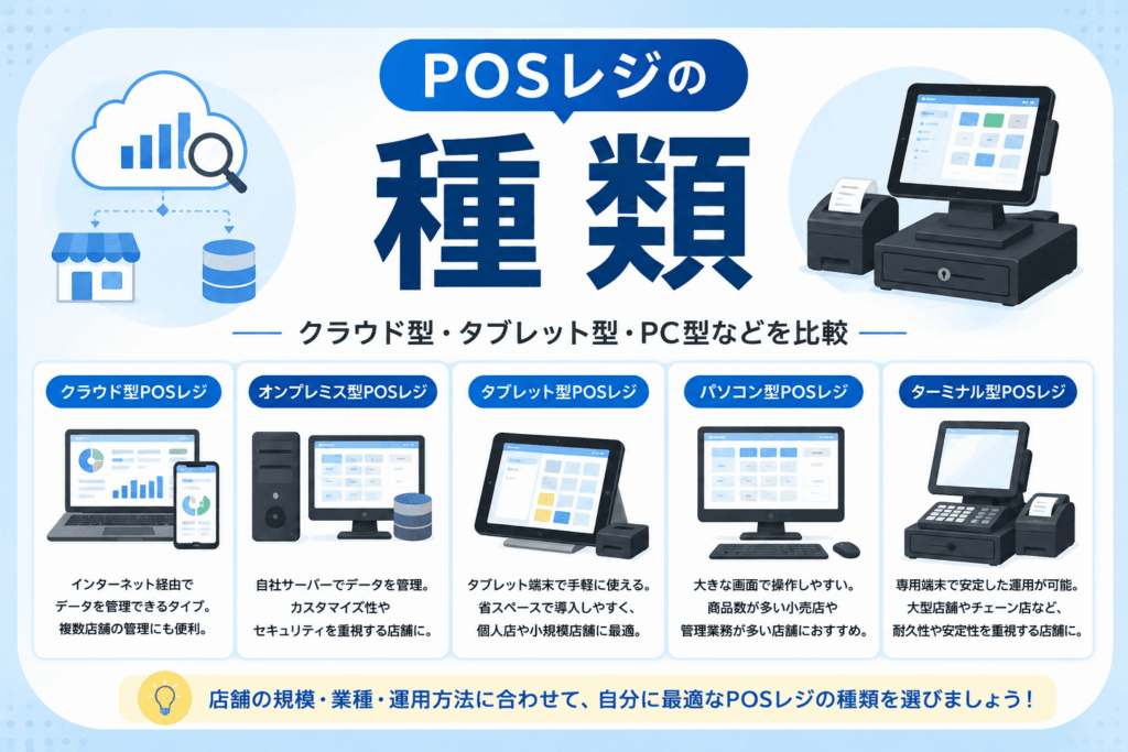 おすすめPOSレジの種類