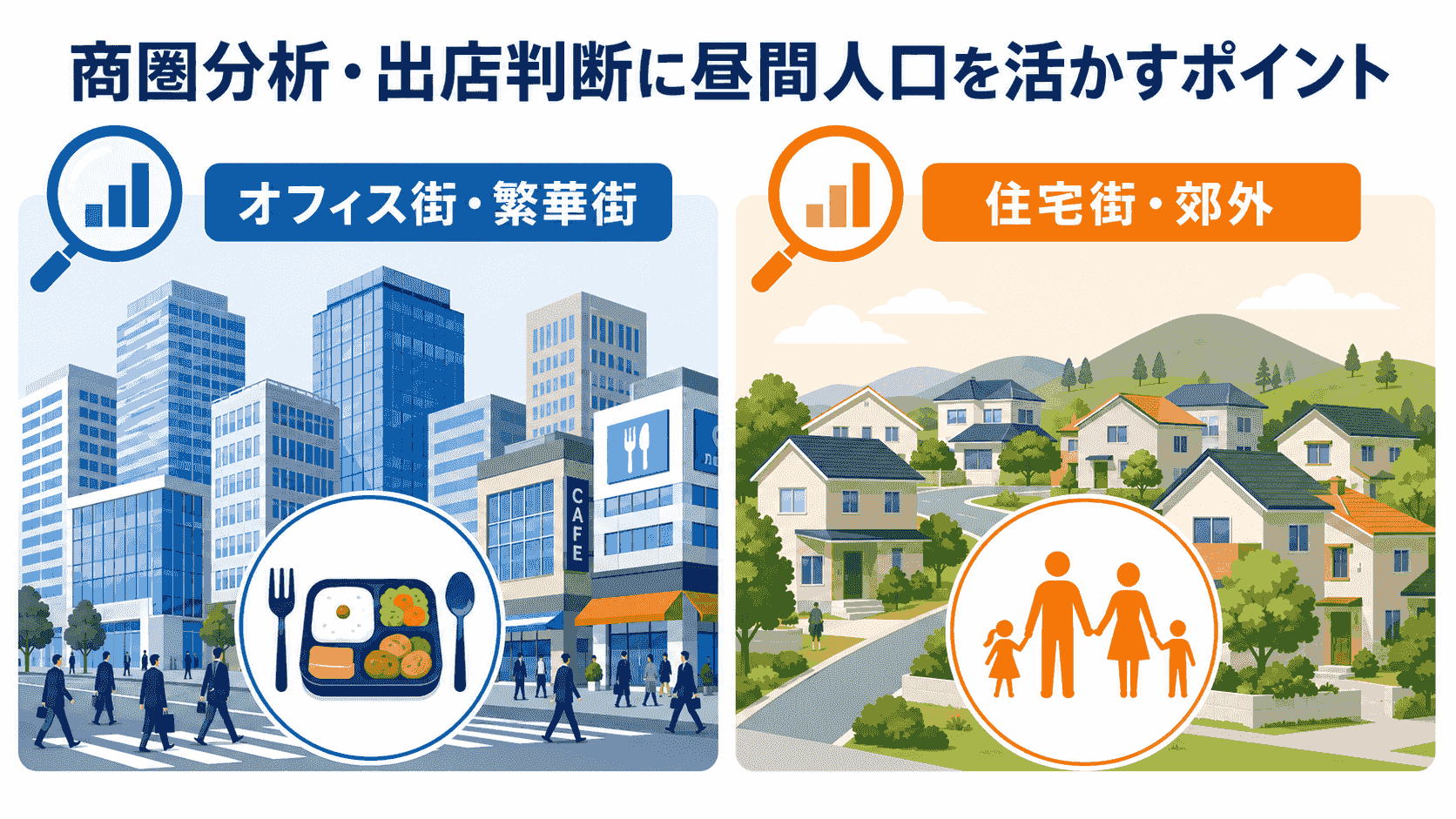 商圏分析・出店判断に昼間人口を活かすポイント