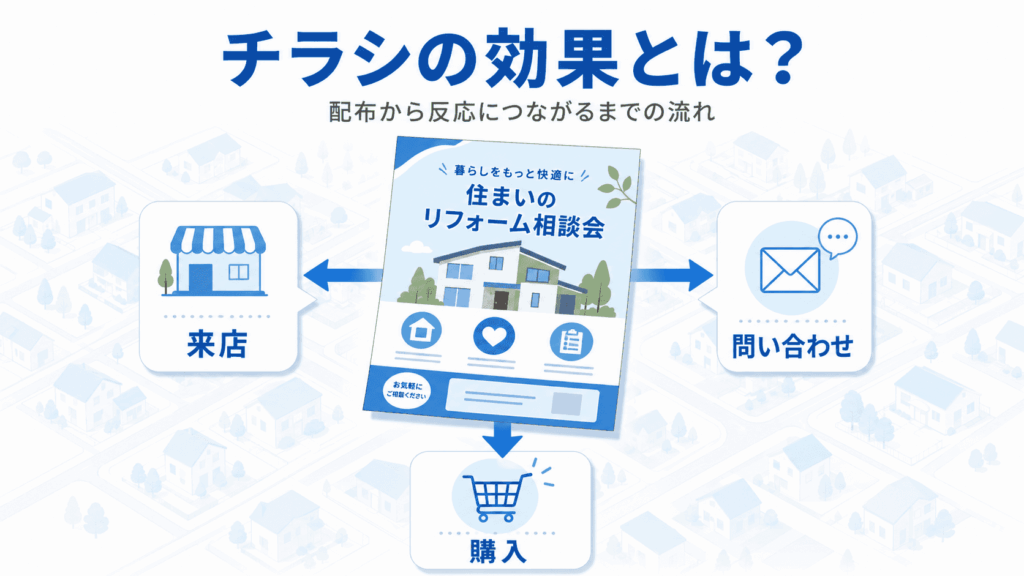 チラシの効果の概要イメージ
