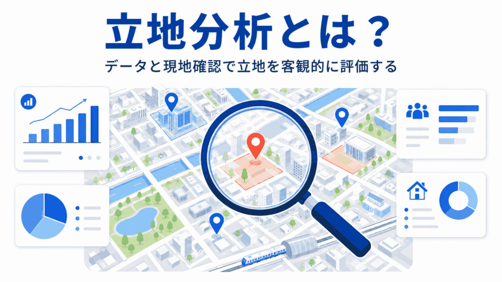 立地分析をわかりやすく説明した画像