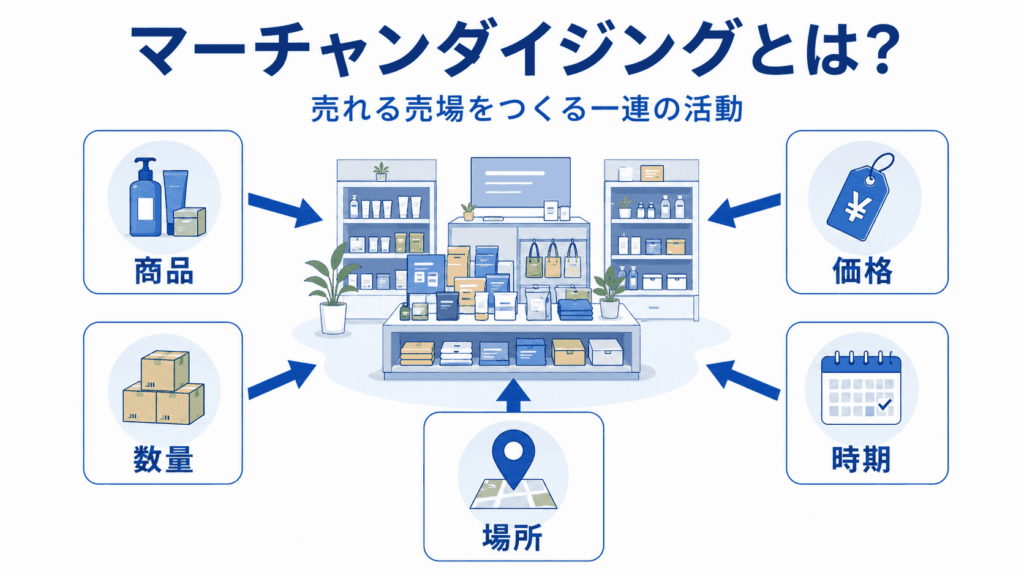 マーチャンダイジングとは？のイメージ