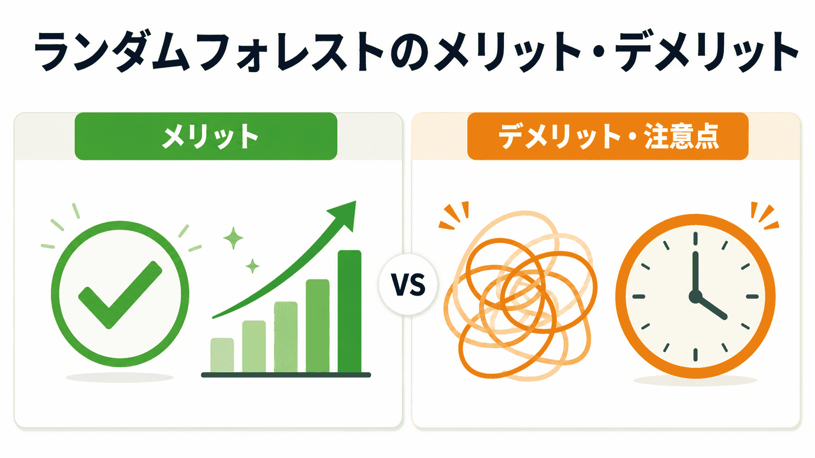 ランダムフォレストのメリット・デメリット