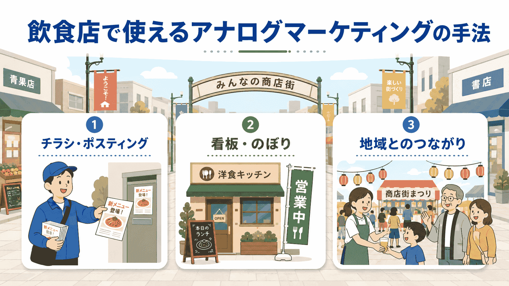 飲食店で使えるアナログマーケティングの手法